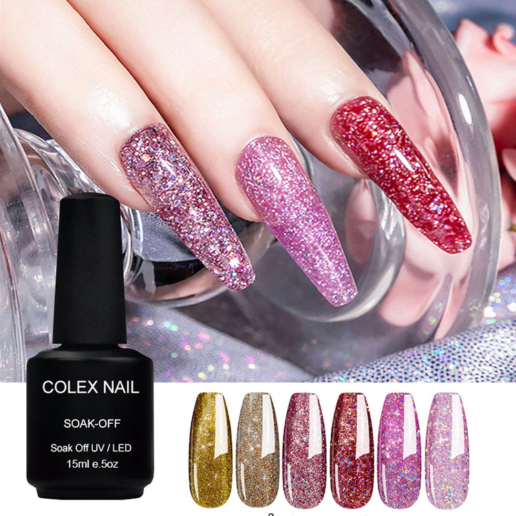 Snas glóthach glitter baile 15ml baile