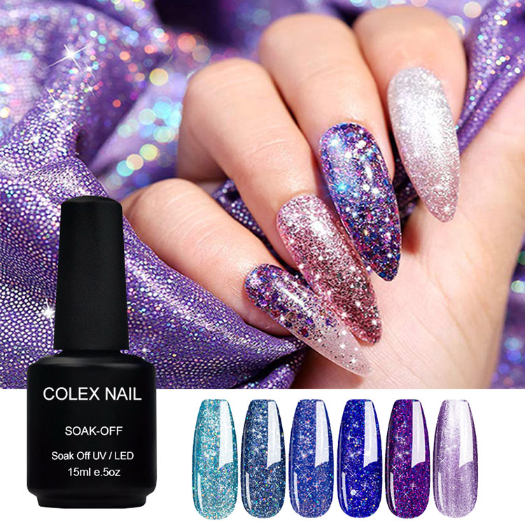 Snas glóthach glitter shmutánach
