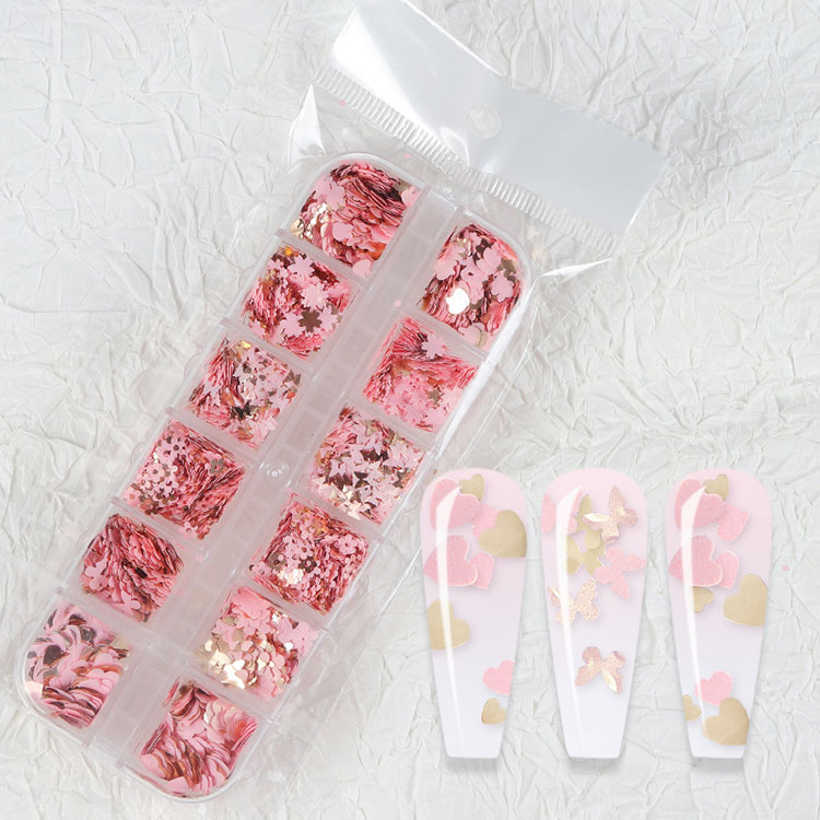 Sequins Glitter ingne Bláthanna