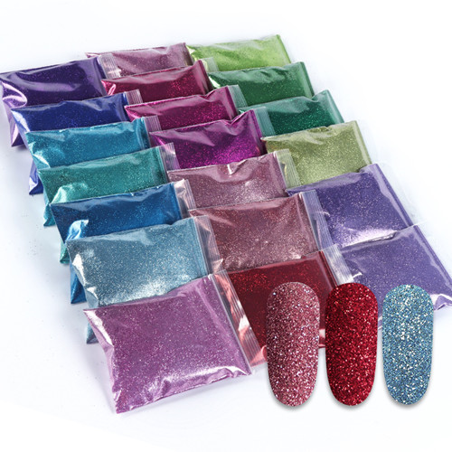 Gliters Holographic Púdair Ealaíne Ingne lí