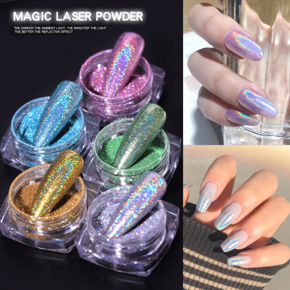 Púdar Glitter Rainbow Laser